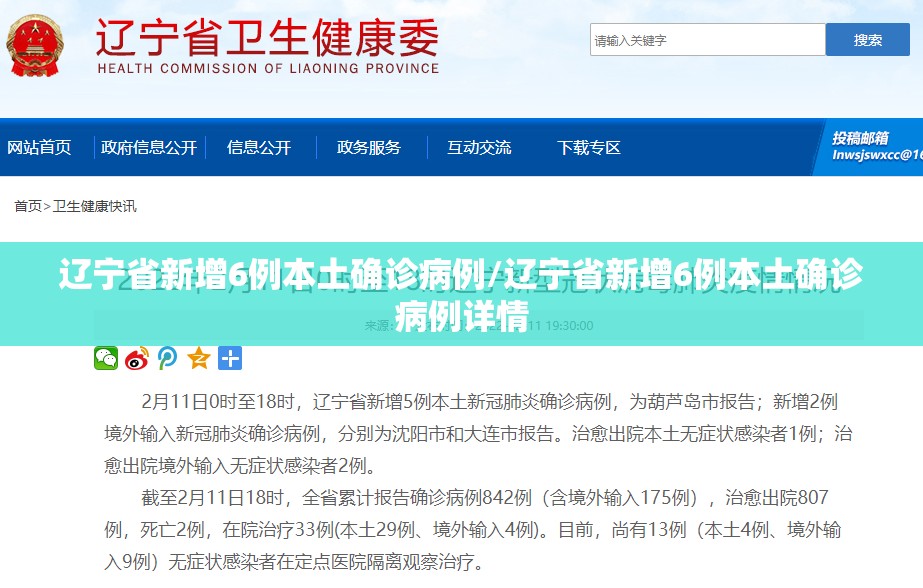 辽宁省新增6例本土确诊病例/辽宁省新增6例本土确诊病例详情 辽宁省新增6例本土确诊病例/辽宁省新增6例本土确诊病例详情