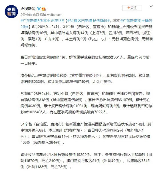31省份新增确诊病例12例/31省份新增确诊病例5例 31省份新增确诊病例12例/31省份新增确诊病例5例