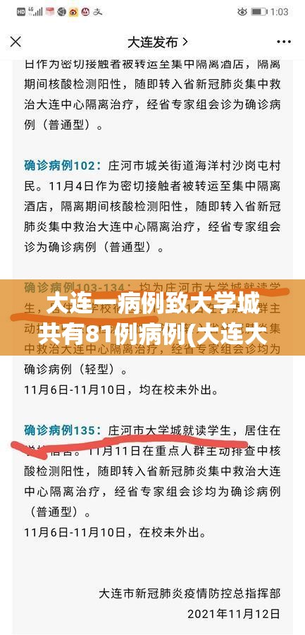 大连一病例致大学城共有81例病例(大连大学出现疫情) 大连一病例致大学城共有81例病例(大连大学出现疫情)