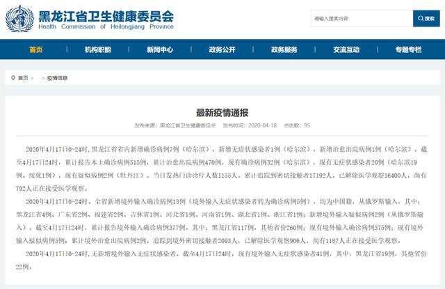 【黑龙江新增本土确诊7例均在黑河,黑龙江新增7例确诊都与一人有关】 【黑龙江新增本土确诊7例均在黑河,黑龙江新增7例确诊都与一人有关】