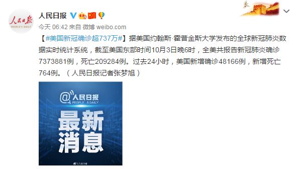 美新冠确诊超737万/美国新冠确诊超737万 美新冠确诊超737万/美国新冠确诊超737万