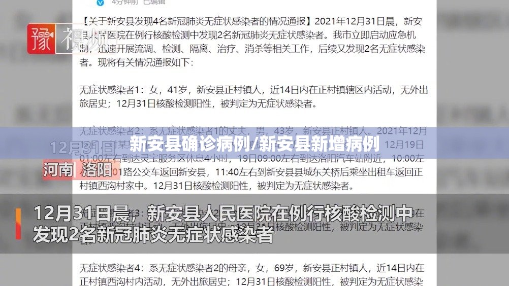 新安县确诊病例/新安县新增病例 新安县确诊病例/新安县新增病例