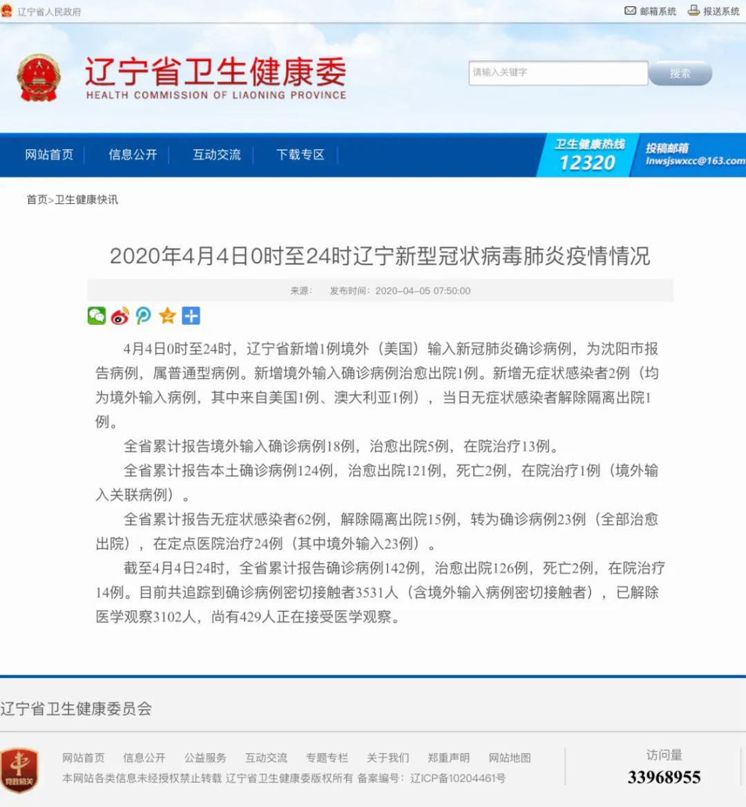 辽宁新增2例无症状感染者(辽宁新增3例无症状感染者) 辽宁新增2例无症状感染者(辽宁新增3例无症状感染者)