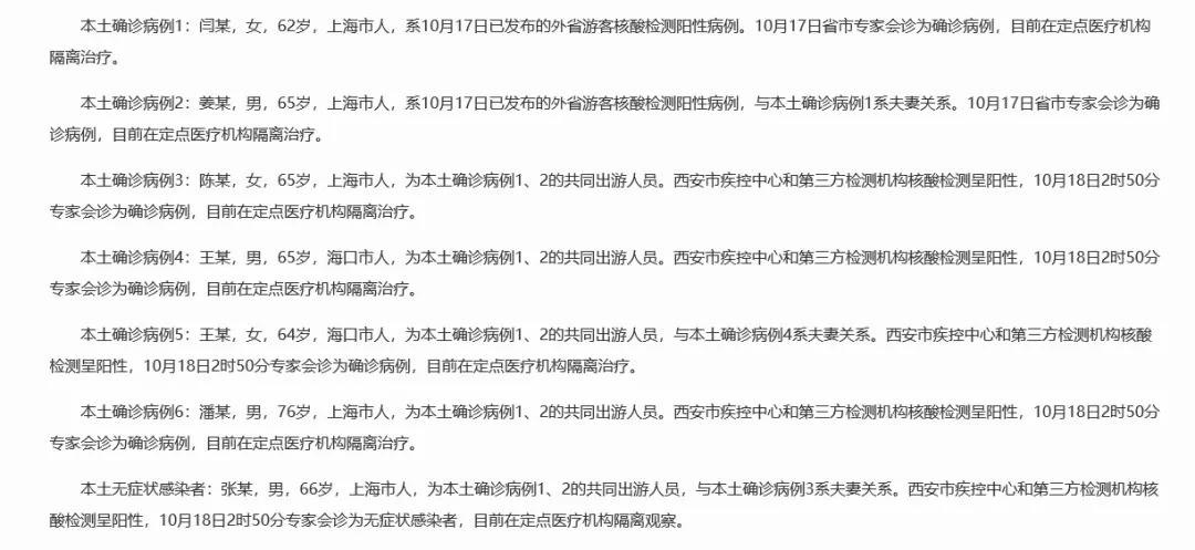 陕西6例初筛阳性待复核(陕西发现阳性患者) 陕西6例初筛阳性待复核(陕西发现阳性患者)