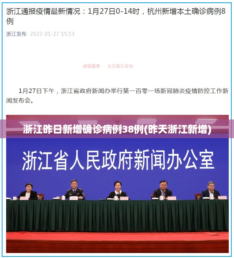浙江昨日新增确诊病例38例(昨天浙江新增) 浙江昨日新增确诊病例38例(昨天浙江新增)