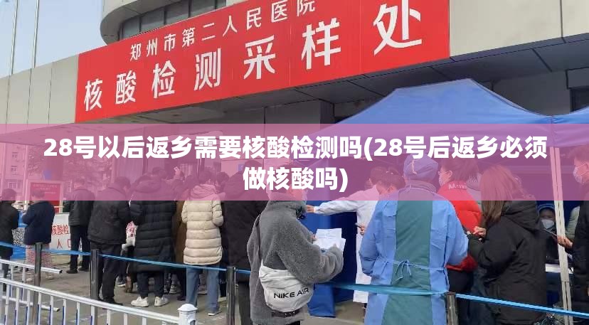28号以后返乡需要核酸检测吗(28号后返乡必须做核酸吗) 28号以后返乡需要核酸检测吗(28号后返乡必须做核酸吗)