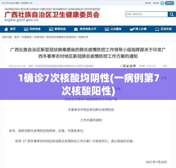 1确诊7次核酸均阴性(一病例第7次核酸阳性) 1确诊7次核酸均阴性(一病例第7次核酸阳性)