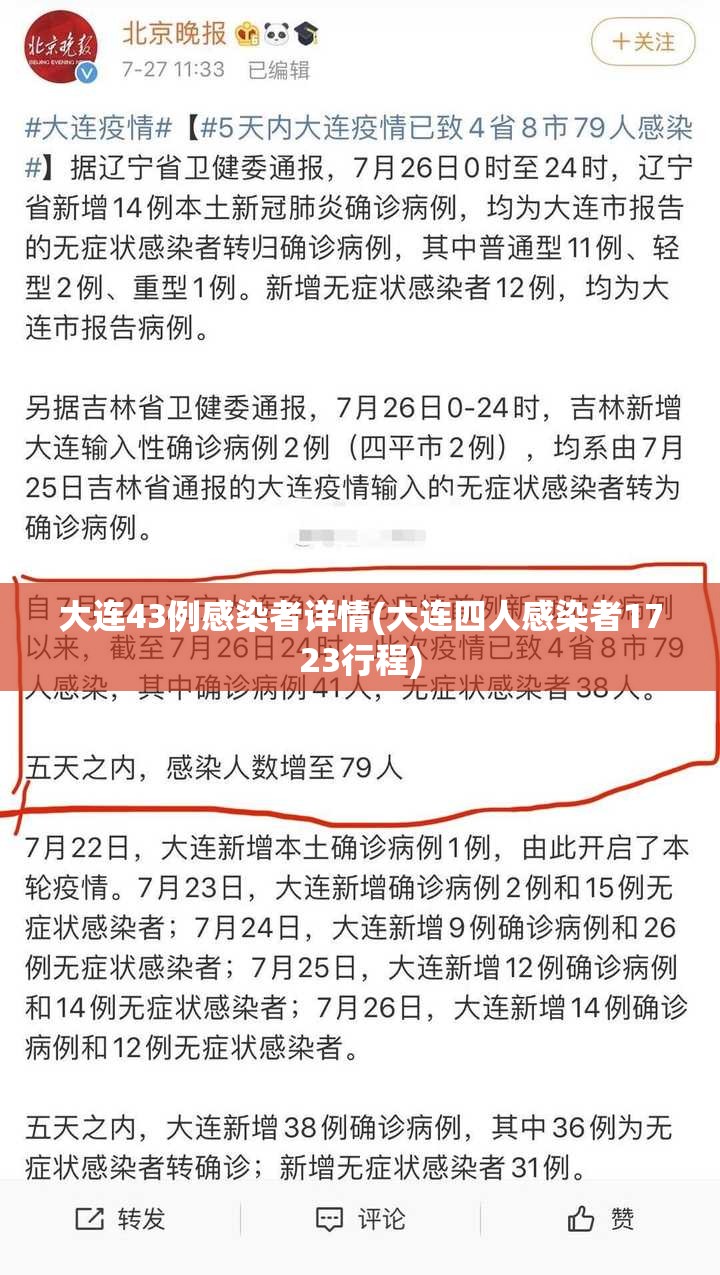 大连43例感染者详情(大连四人感染者1723行程) 大连43例感染者详情(大连四人感染者1723行程)