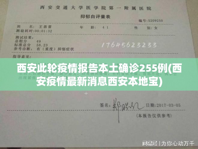 西安此轮疫情报告本土确诊255例(西安疫情最新消息西安本地宝) 西安此轮疫情报告本土确诊255例(西安疫情最新消息西安本地宝)