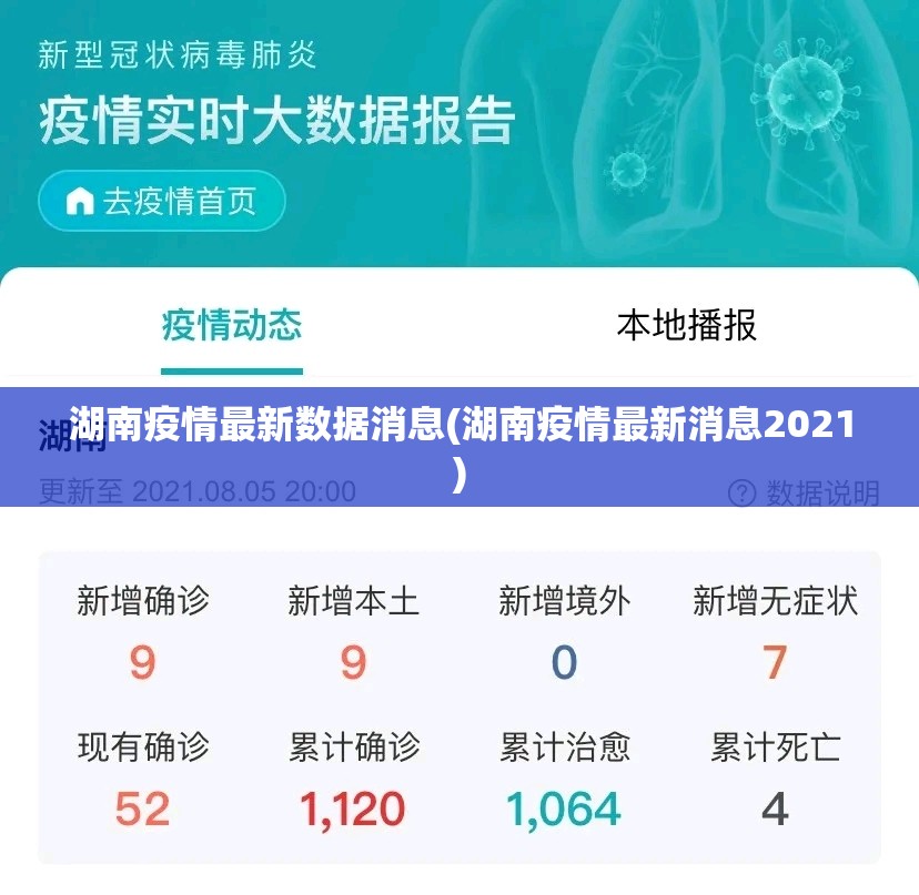 湖南疫情最新数据消息(湖南疫情最新消息2021) 湖南疫情最新数据消息(湖南疫情最新消息2021)