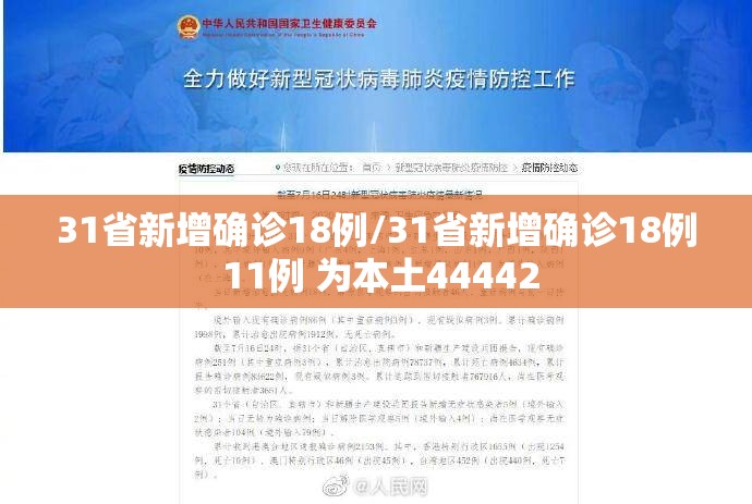 31省新增确诊18例/31省新增确诊18例 11例 为本土44442 31省新增确诊18例/31省新增确诊18例 11例 为本土44442