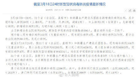 31省区市新增61例(31省区市新增确诊病例62例) 31省区市新增61例(31省区市新增确诊病例62例)