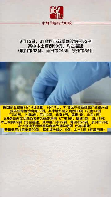 31省份新增90例本土确诊/31省新增确诊92例 本土73例 31省份新增90例本土确诊/31省新增确诊92例 本土73例