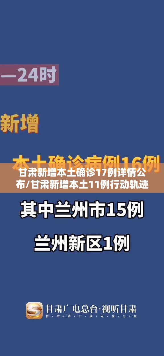 甘肃新增本土确诊17例详情公布/甘肃新增本土11例行动轨迹 甘肃新增本土确诊17例详情公布/甘肃新增本土11例行动轨迹