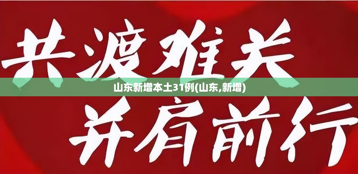 山东新增本土31例(山东,新增) 山东新增本土31例(山东,新增)