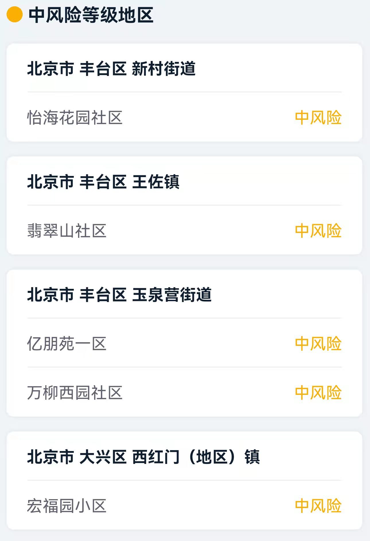 北京现有20个高风险区(北京有高风险区吗?) 北京现有20个高风险区(北京有高风险区吗?)